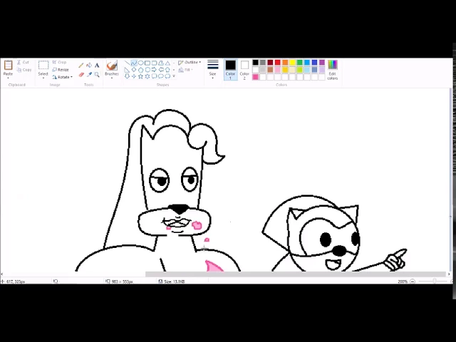 Bardonic speed drawing (Sonic X Bartleby at the Carnival)